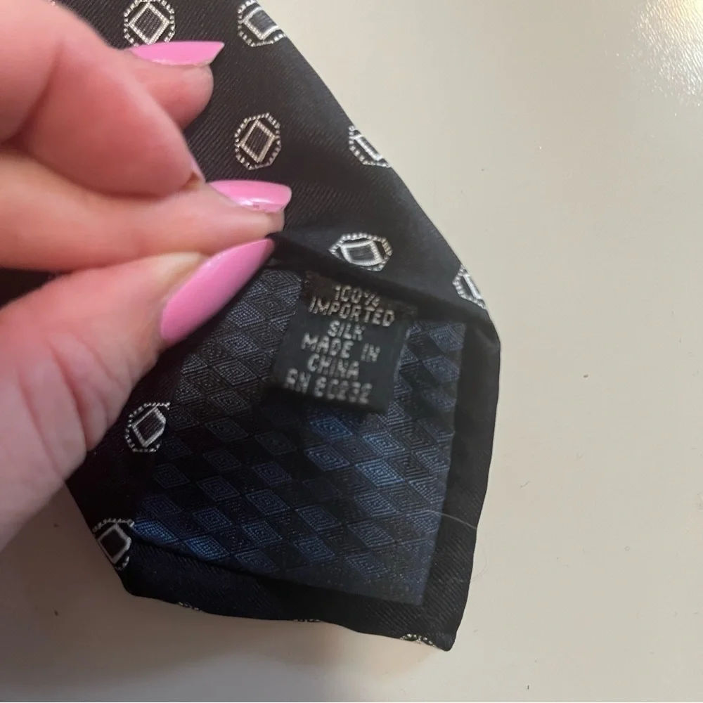 Two Class Club, boys, zipper adjustable neckties. One Red, the other black.